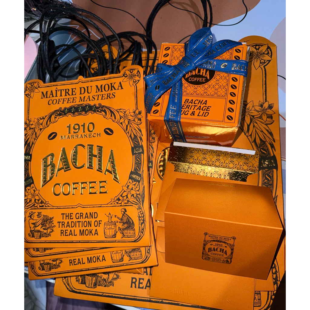 BACHA Original Add On Gift Wrap Ribbon + Paperbag + Gift Card