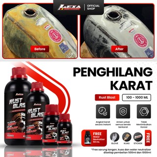 Rust Remover Cairan Anti Karat Mesin – LEXA Rust Blast Penghilang Karat Besi Baja Stainless Logam