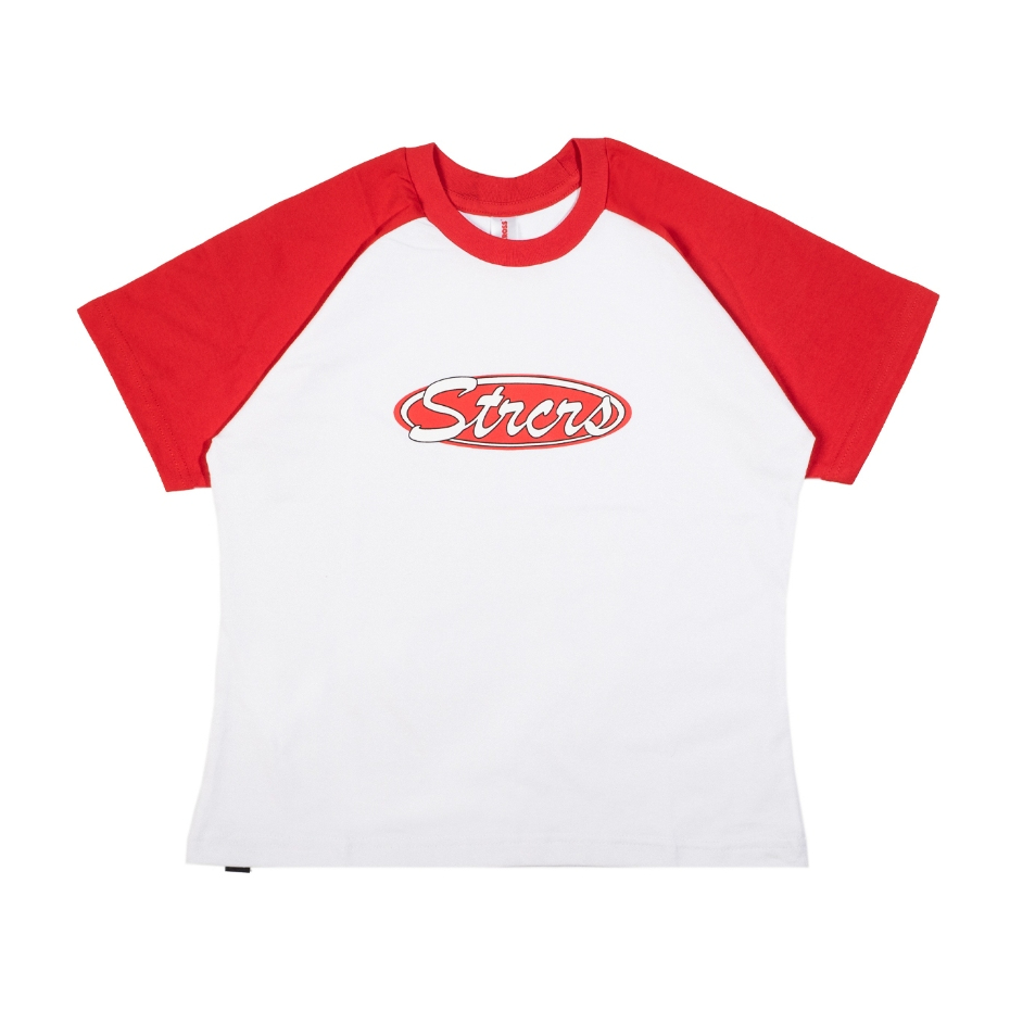 STARCROSS Women Baby Tee - FT BT 105 - สีขาวแดง