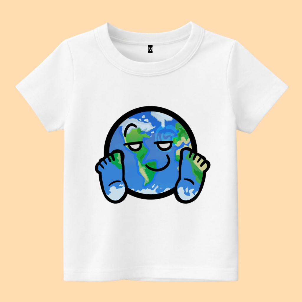 เสื้อยืดเด็ก Earth Earth Earth solar Ball