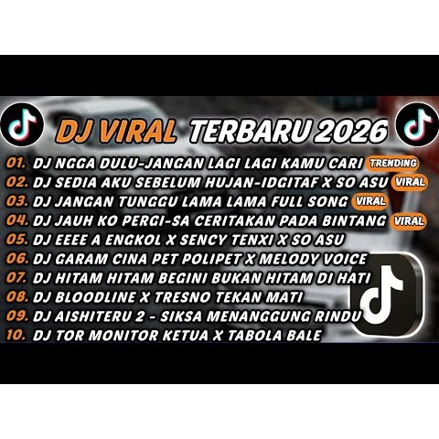 16 GB Flashdisk Full ประกอบด้วย MP3 Songs DJ TIKTOK LATEST 2026 - DJ ไม่ใช่ FIRST - DONT GO AGAIN YO