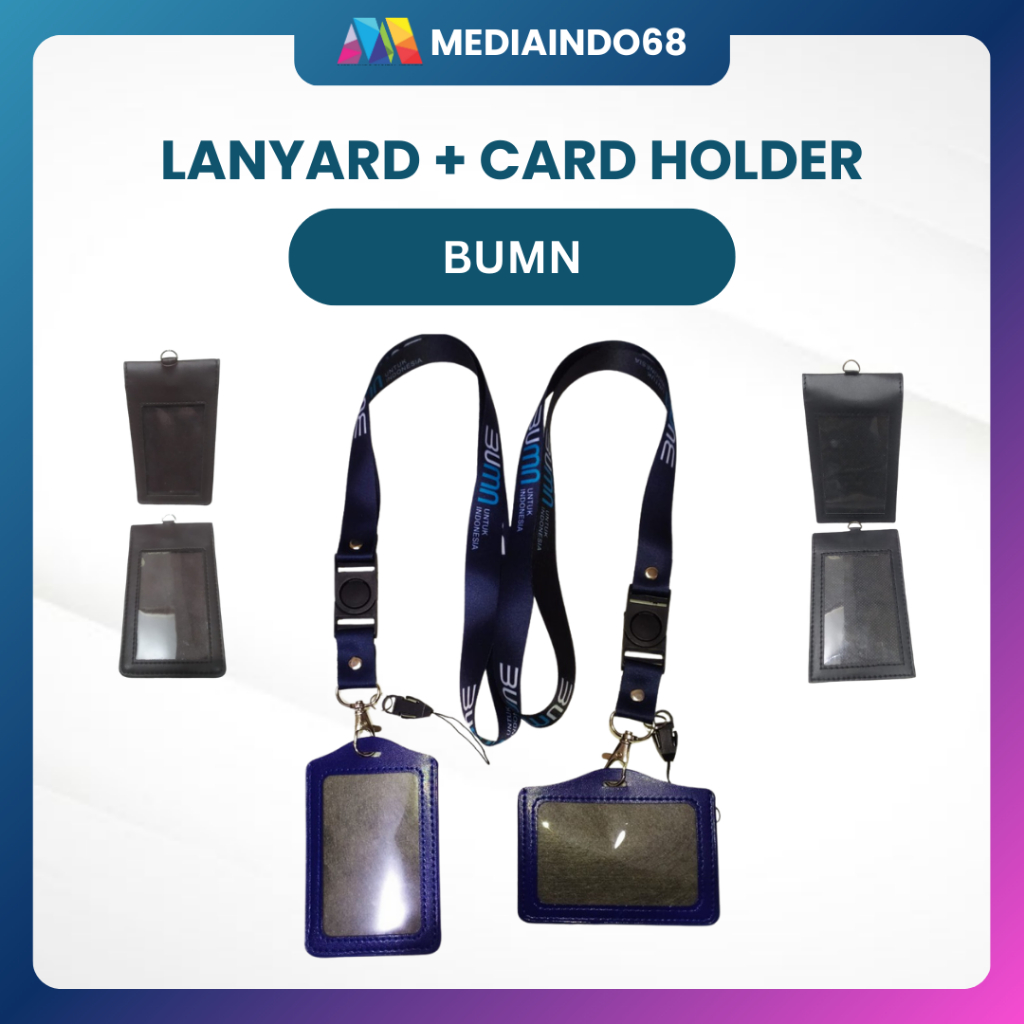 BUMN Lanyard, ID Strap, HP/Flashdisk Digital Printing (แพ็คเกจที่สมบูรณ์พิเศษ)