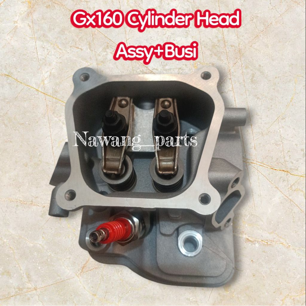 GX160 ฝาสูบ Assy + หัวเทียน / ฝาสูบครบชุด และหัวเทียน GX160