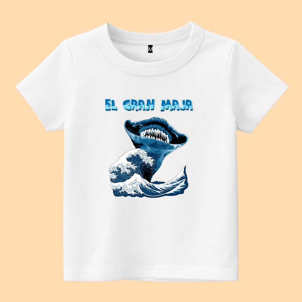 เสื้อยืดเด็ก El grand maja monster sea