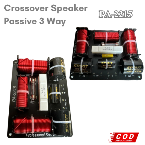Passive 3 Way Crossover ลําโพงประเภท PA-2215 Passive Crossover
