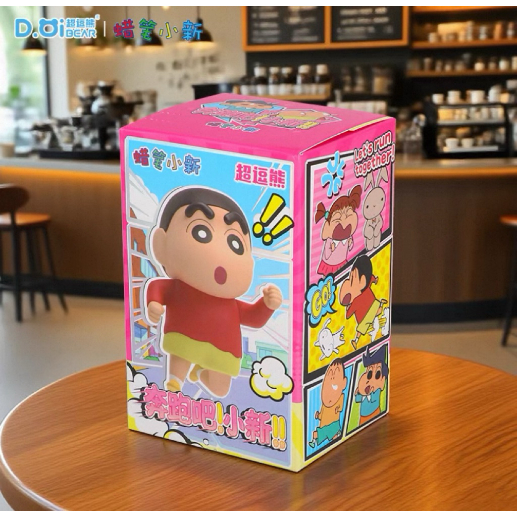GANTUNGAN SELECTED Blind Box Shinchan Lari // BB Sinchan Running พวงกุญแจกระเป๋าอุปกรณ์เสริม