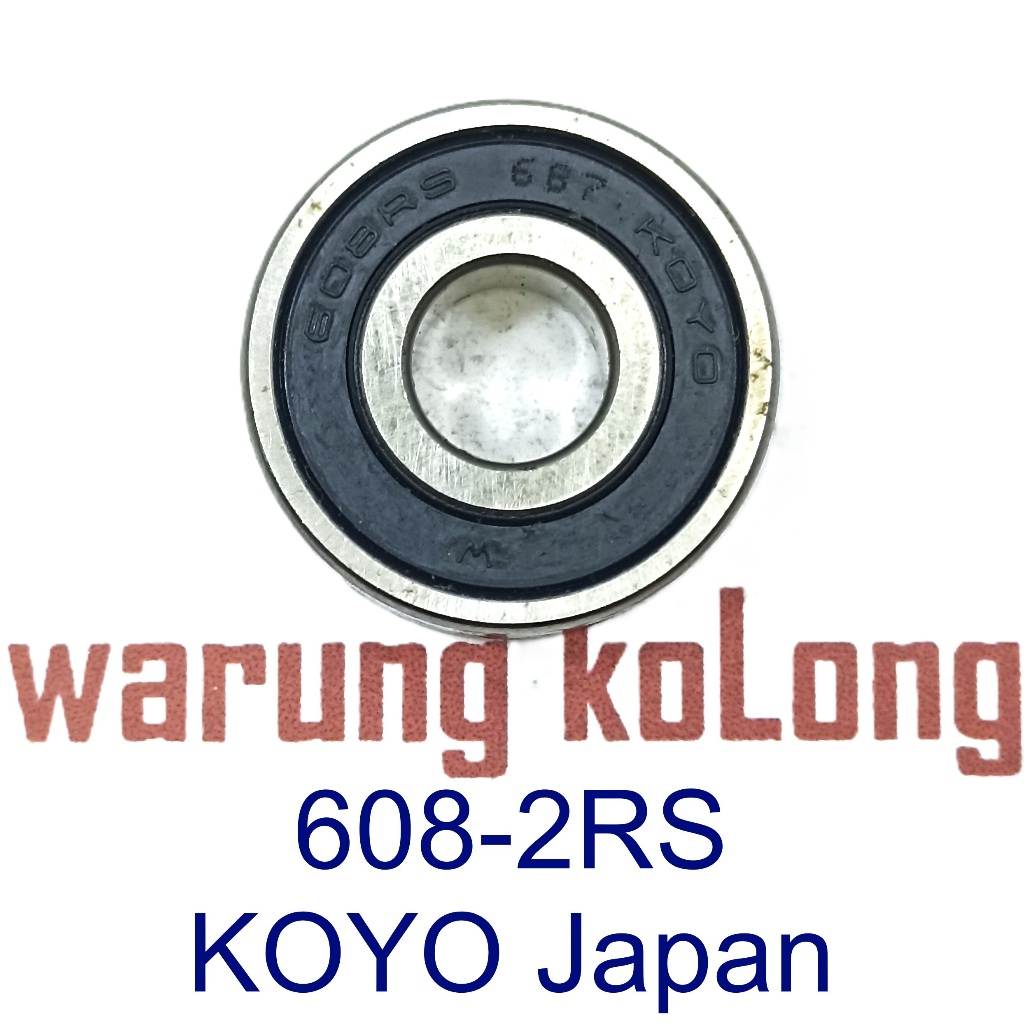 KOYO Japan Bearing 608-2RS laker RS 608 2RS Japan 8x22x7 mm