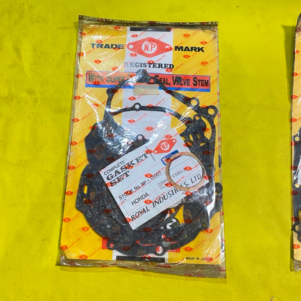 ปะเก็นครบชุดสําหรับ Honda S90 90z CL90 c90 NOS JAPAN