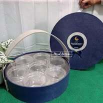 DRY CAKE HAMPERS BOX // ROUND JAR HAMPERS BOX // HAMPERS BOX