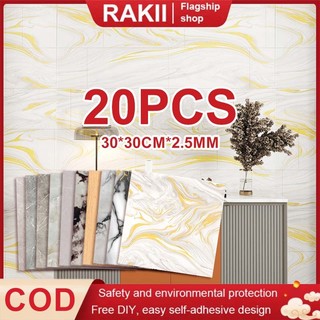 20pcs wallpaper vinyl marmer 30x30 cm / stiker dinding lantai vinyl marmer granit / stiker lemari wallpaper marmer/wallpaper