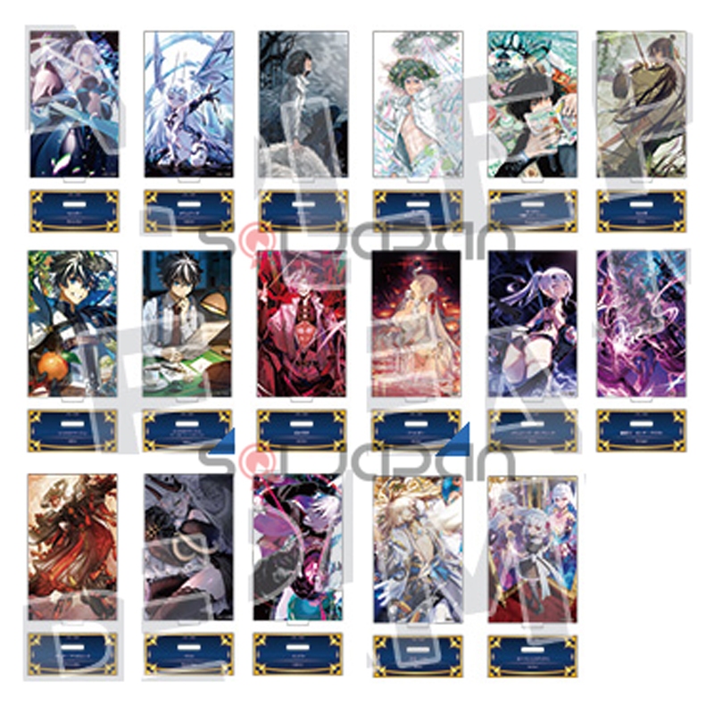 Fate Grand Order FGO Servant Art Chronicle FA Exhibition ขาตั้งอะคริลิค Morgan Mesamae Oberon Tai Go