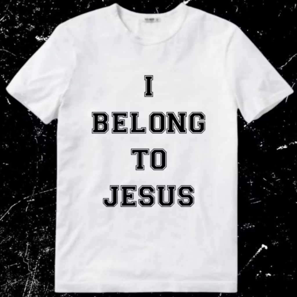 เสื้อยืดผู้ชายชายหญิง Unisex คริสเตียนศาสนาคาทอลิก I Belong To Jesus A5