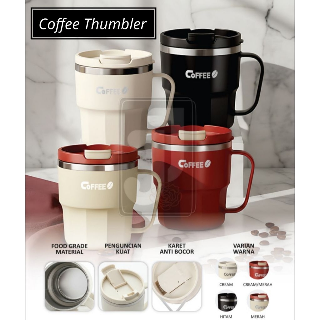 แก้วกาแฟ Subron Thumbler ป้องกันสนิม SUS 304