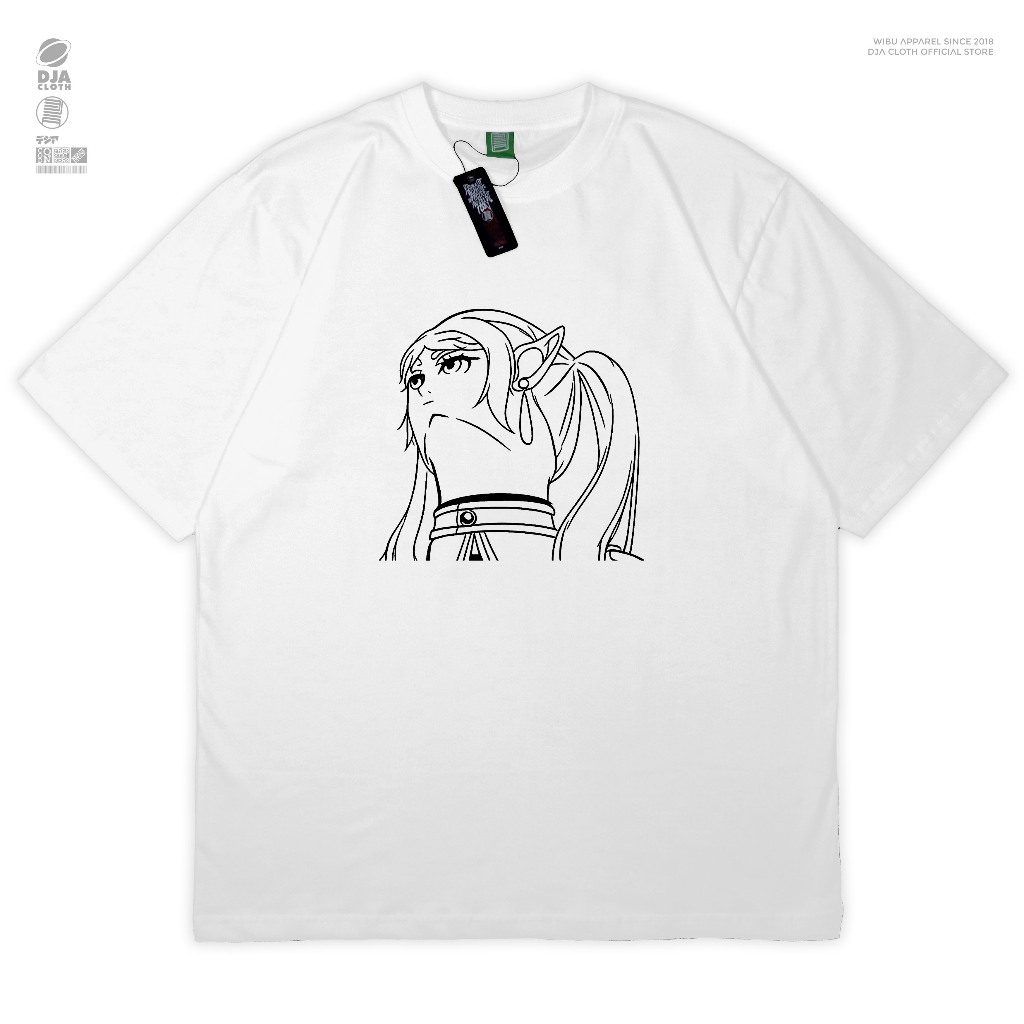 DJA Kaos Meme Frieren Sousou no Frieren เสื้อยืดอะนิเมะมังงะเสื้อผ้า