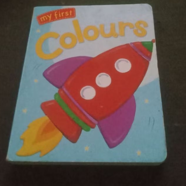หนังสือปกแข็งต้นฉบับ My FIRST COLORS - MY FUN LEARNING COLORS