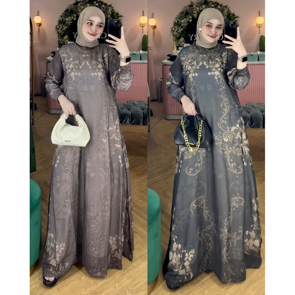 Cherry19official Kd.Dress001 ชุดเดรสลายผู้หญิง