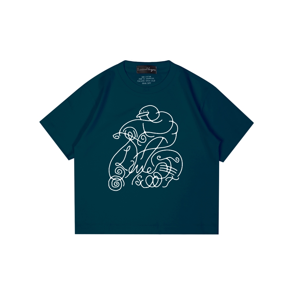 Livescoot Kids Short Sleeve Boxy I Kids T-Shirt - Inside