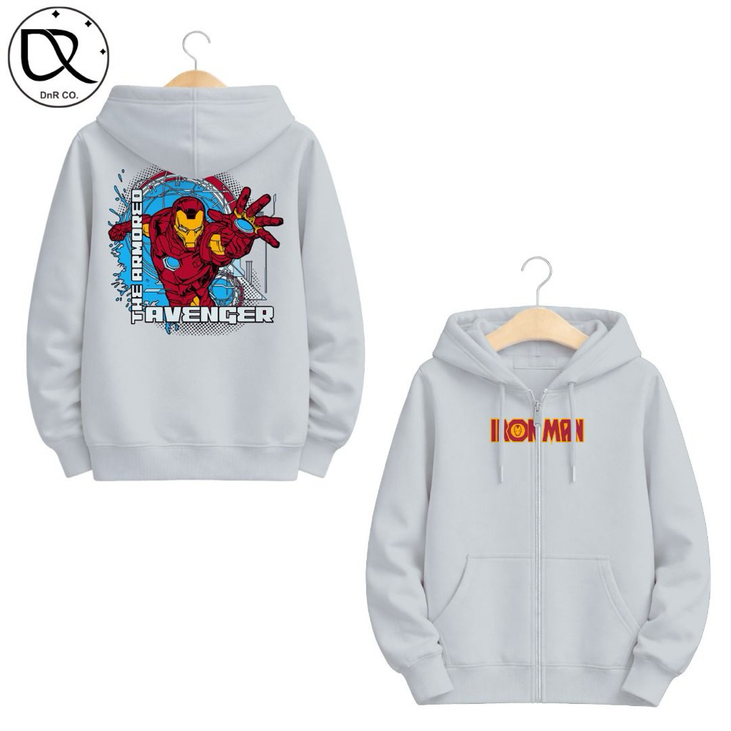 หมวกเด็ก Untroubled มี IRONMAN ZIPPER 1-12 ปี