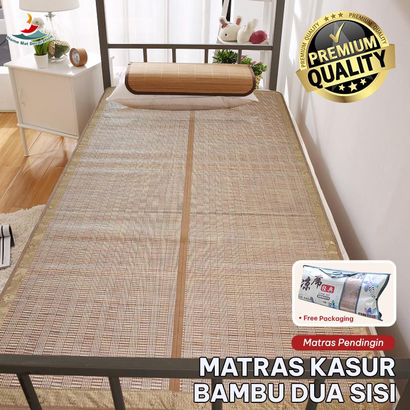 120x200 ซม. Original หนา Anti-Slip ไม้ไผ่ Tatami Mat 2 ด้าน Cold Floor Mat /X2C1
