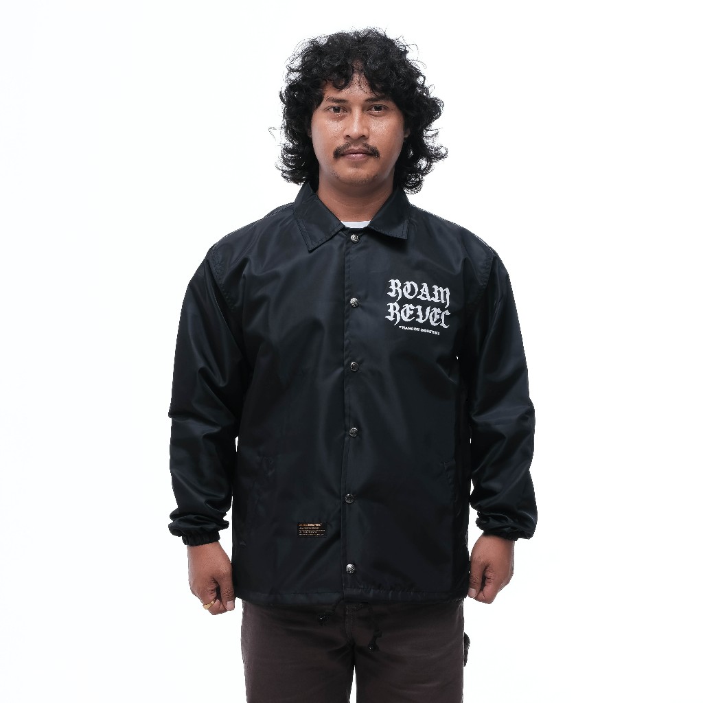 Hanoon Industries - Windbreaker Coach Jacket Parachute Black Gregor