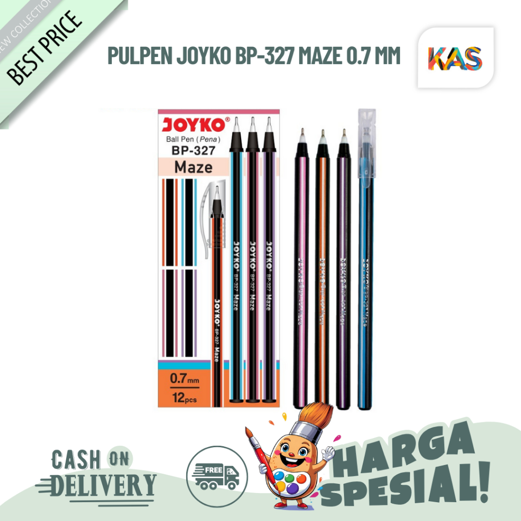 ปากกา Joyko BP-327 Maze 0.7 มม. - จําหน่ายโดยโหล