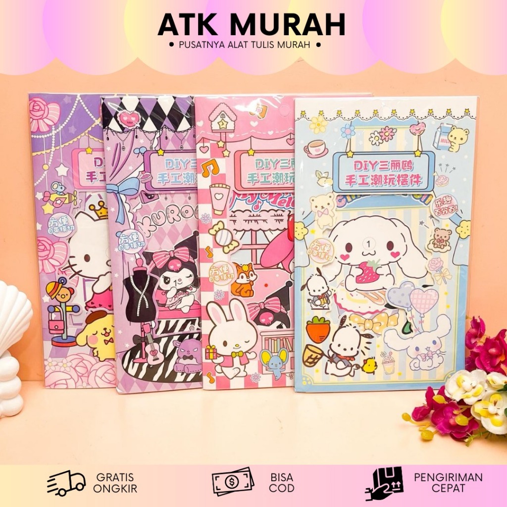 DIY QUITE BOOK 3D SANRIO รูป CODE CH-109 DIY-1213 น่ารัก UNIQUE GIFT SOUVERNIR