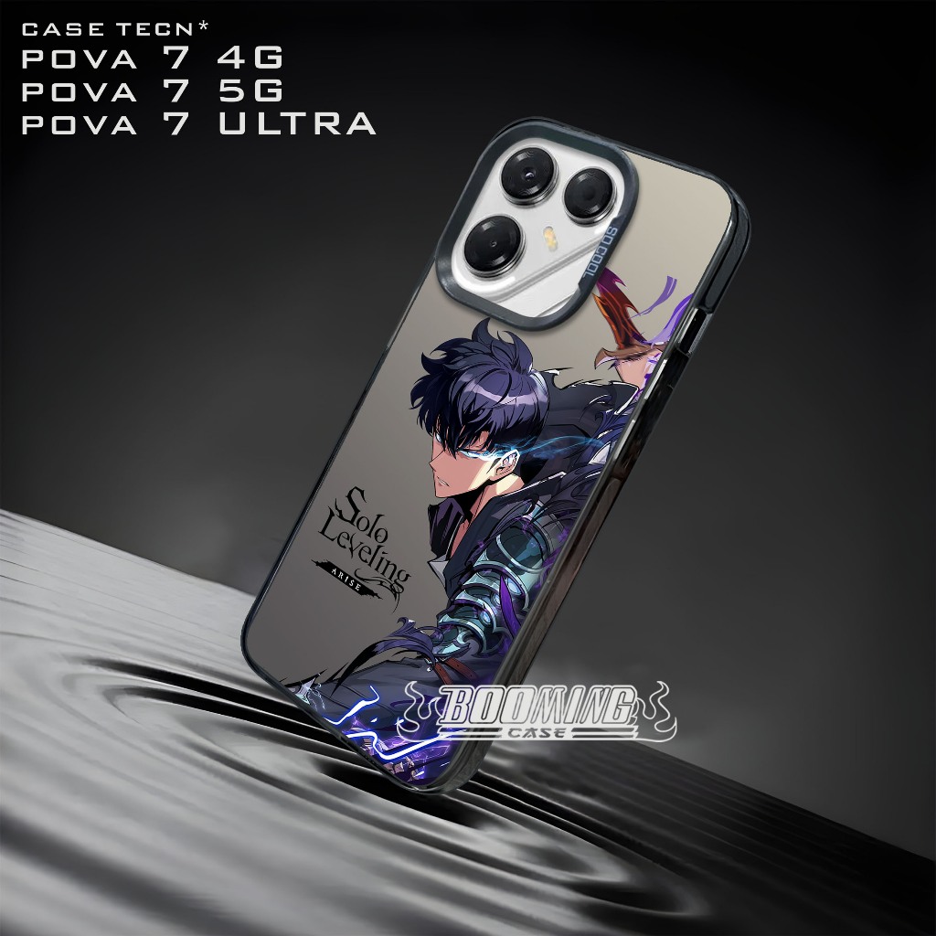 เคสสําหรับ Tecno Pova 7 4G Pova 7 5G Pova 7 Ultra 5G ปลอก Tecno Premium Matte Softcase Hybrid IMD แผ่นโฮโลแกรม - อะนิเมะ Solev Motif - ปลอกเคลือบเงา -
