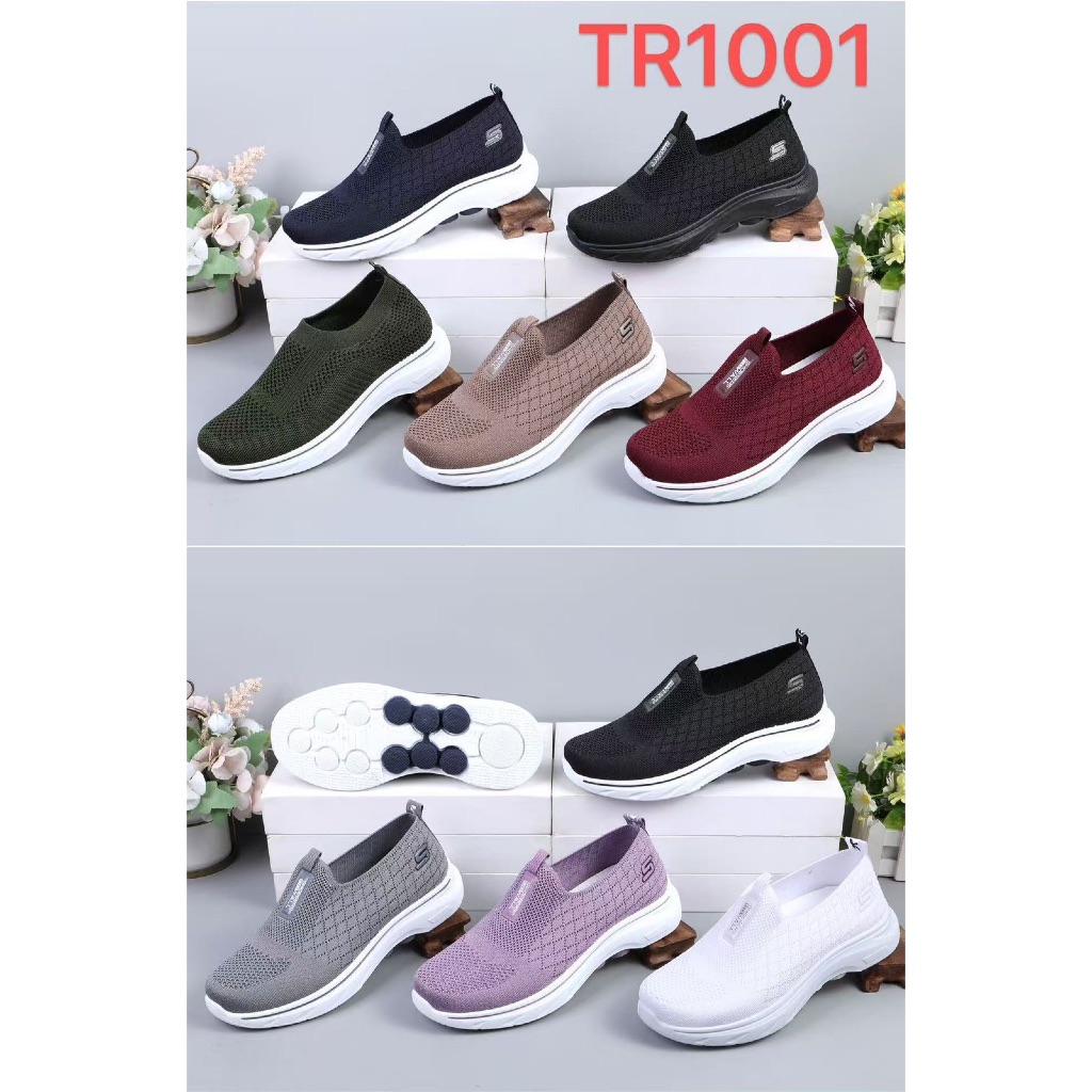 KDM TR1001 รองเท้าผู้หญิง KDM ถักน้ําหนักเบาสบายสําหรับยิมนาสติก กีฬา และสวมใส่ทุกวัน
