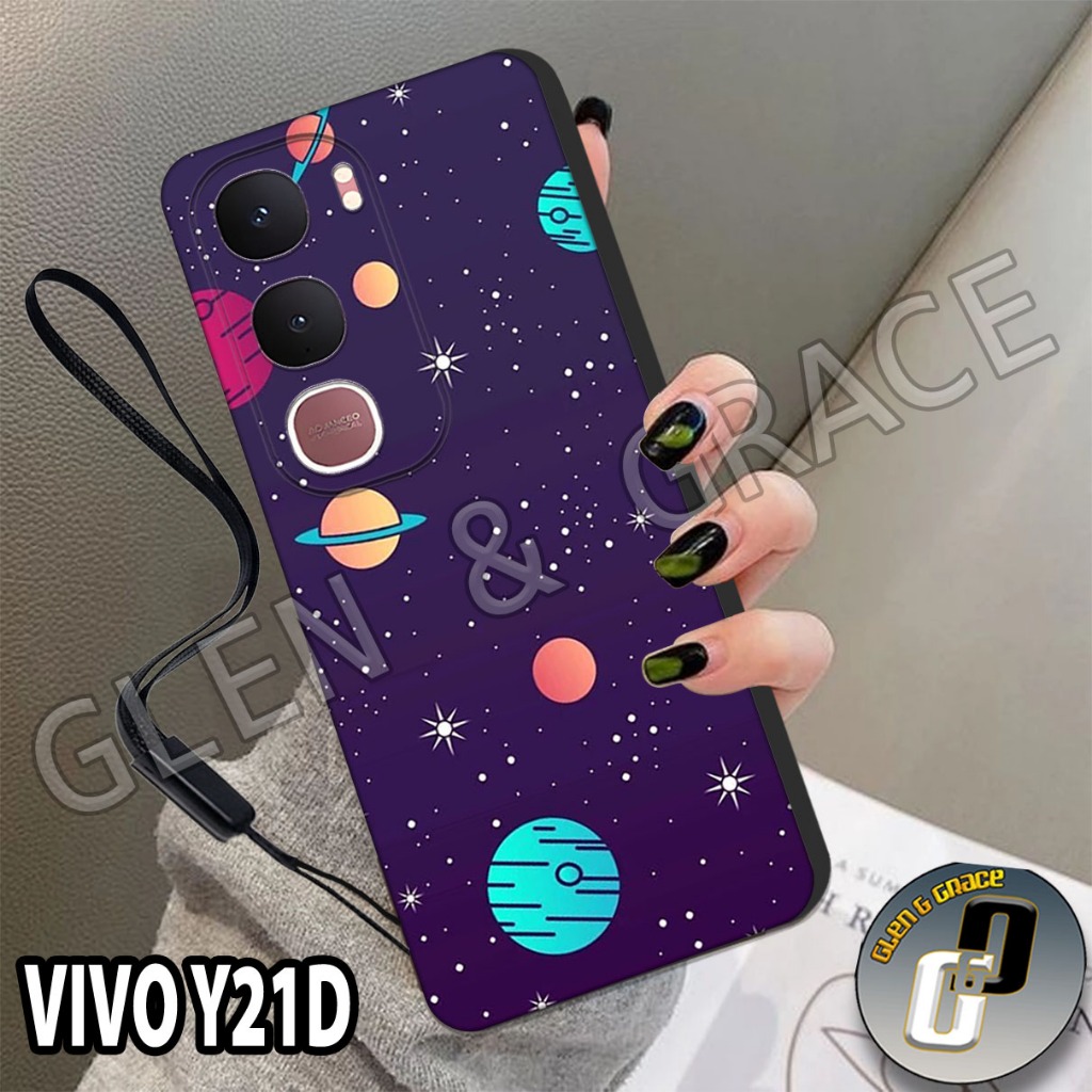 HP GANTUNGAN G29 - softcase procamera vivo y21d - ใหม่ล่าสุด vivo y21d - ฟรีที่แขวนโทรศัพท์มือถือ - 