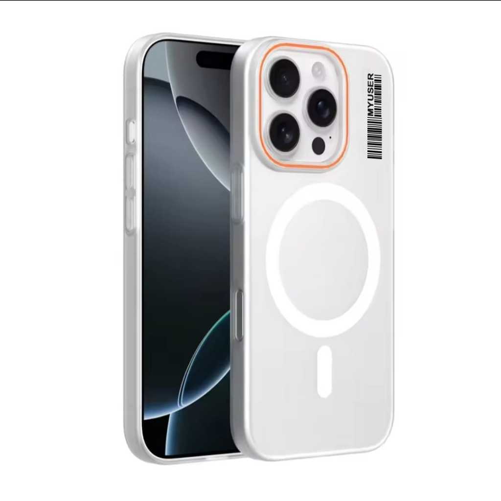 MYUSER BARCODE MAGSAFE CASE สําหรับ GOOGLE PIXEL 6A GOOGLE PIXEL 7A GOOGLE 8A CASE SLIMFIT MAG-18 DI