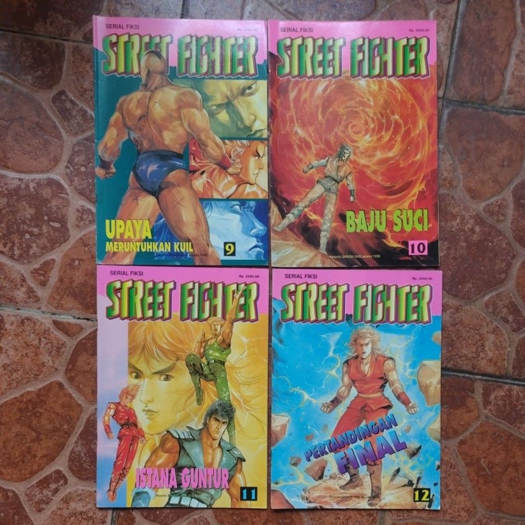 FICTION SERIAL COMIC "STREET FIGHTER" NUMBER: 9 - 12.