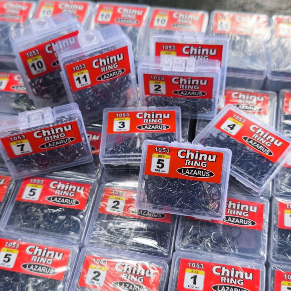 MATA Lazarus กล่อง Chinu แหวนคาร์บอน 1053 ตะขอตกปลา - Lazarus กล่องตะขอตกปลา Chinu แหวนคาร์บอน 1053 