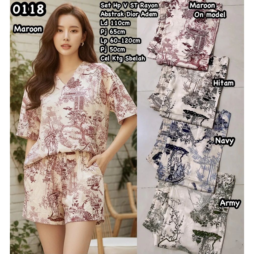 CS 0118 / PW 387-6238 V HP LEAF SET MADE IN COOL RAYON MATERIAL