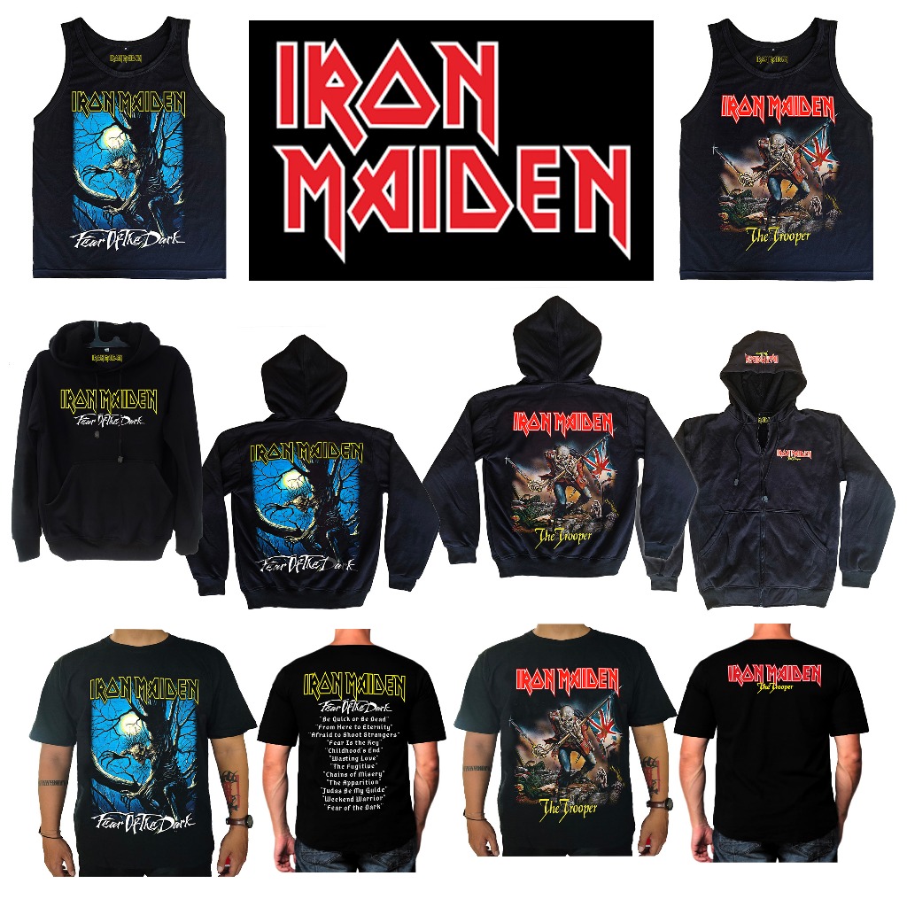 เสื้อยืด IRON MAIDEN SINGLET และ HOODIE