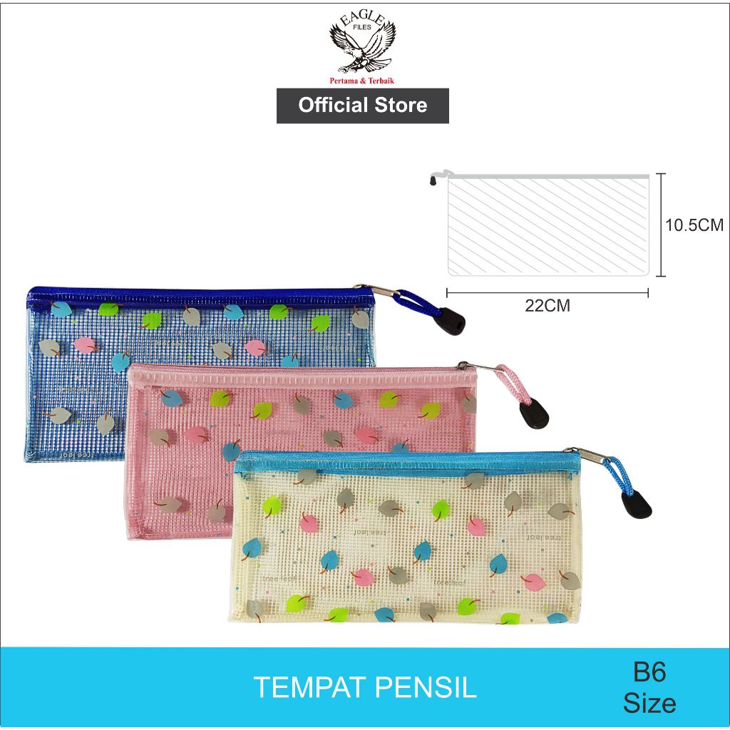 TOMEX Zipper Pocket B6 / Zipper Pencil Case / Pencil Case B6 Cheap Motif TX690101