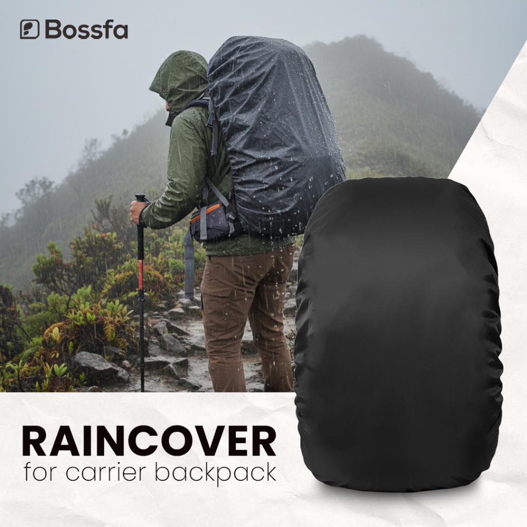 Bossfa Official - Rain Cover Carrier Bag เสื้อกันฝน Bag Cover Rain Coat Outdoor