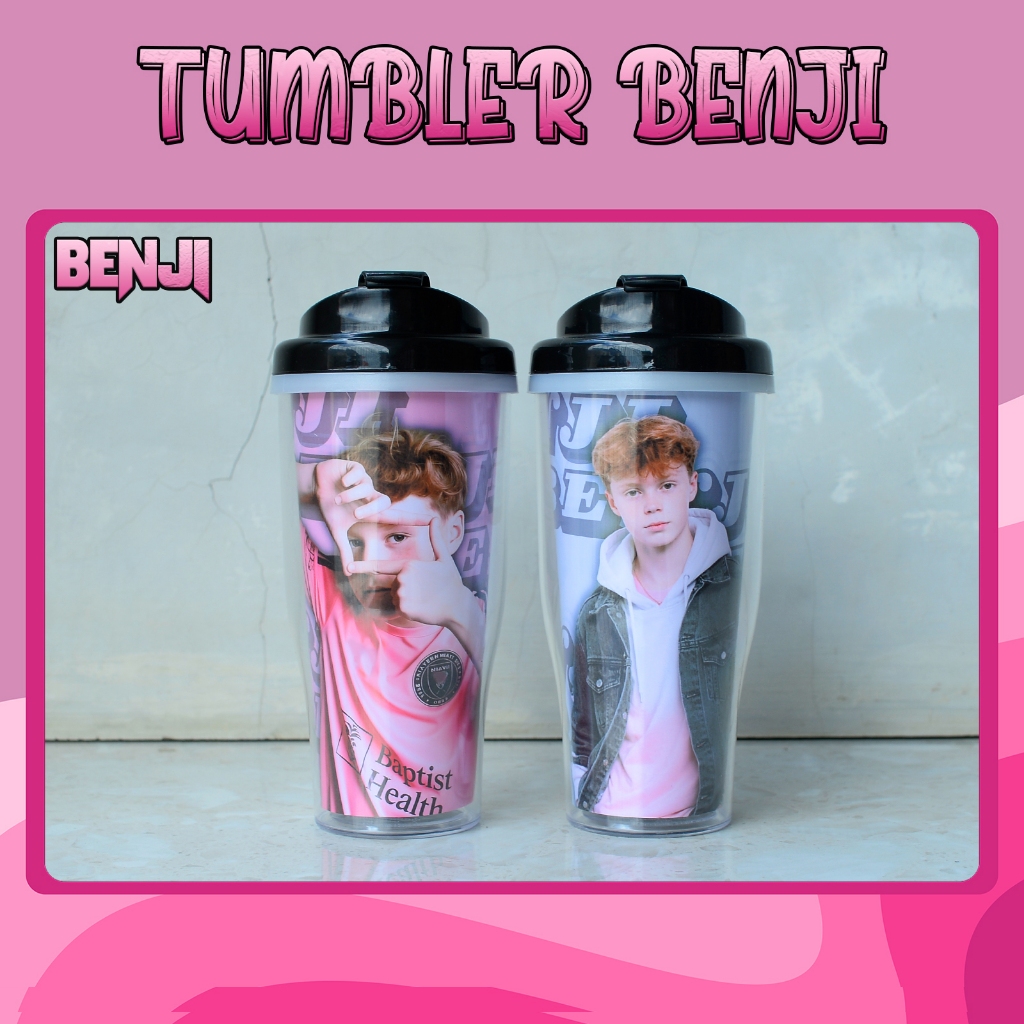 Benji Tumbler Bonus 25 Benji Photocards ผลิตโดยพัดลมไอดอล Inter Miami