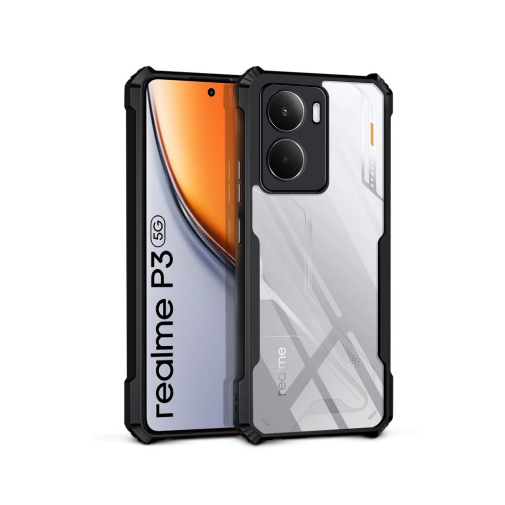 Realme P3 5G กันกระแทก Fusion Armor เคสใส