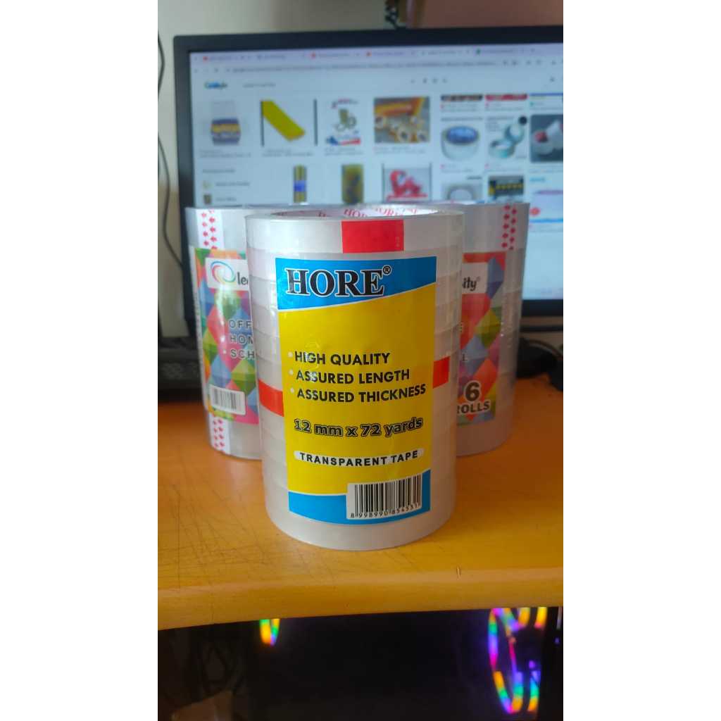 HORE ฉนวนใส 1/2x72 y / 24 mm x 72y ฉนวนวงกลมขนาดใหญ่