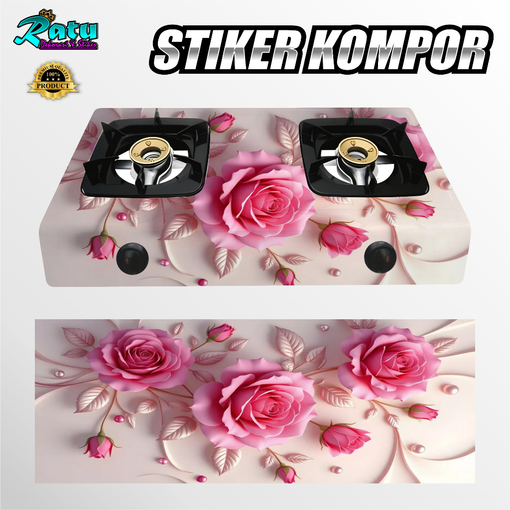 K39-MODERN GAS STOVE สติ๊กเกอร์ / 50 สติ๊กเกอร์ MOTIF สําหรับ 1 BURNER และ 2 BURNER GAS STOVES