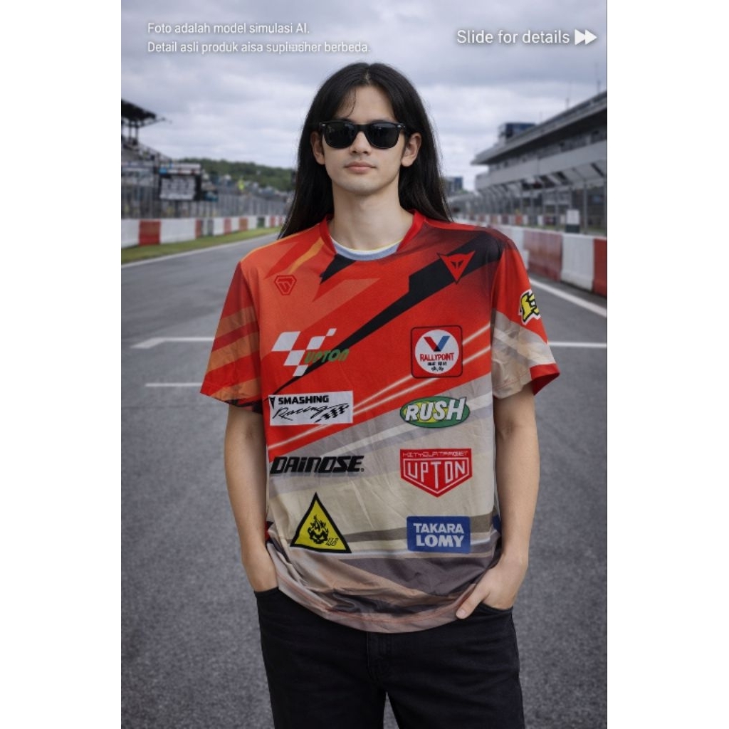 เสื้อแข่ง UPTON 0R1 ไซส์ L over (P71 x L57)