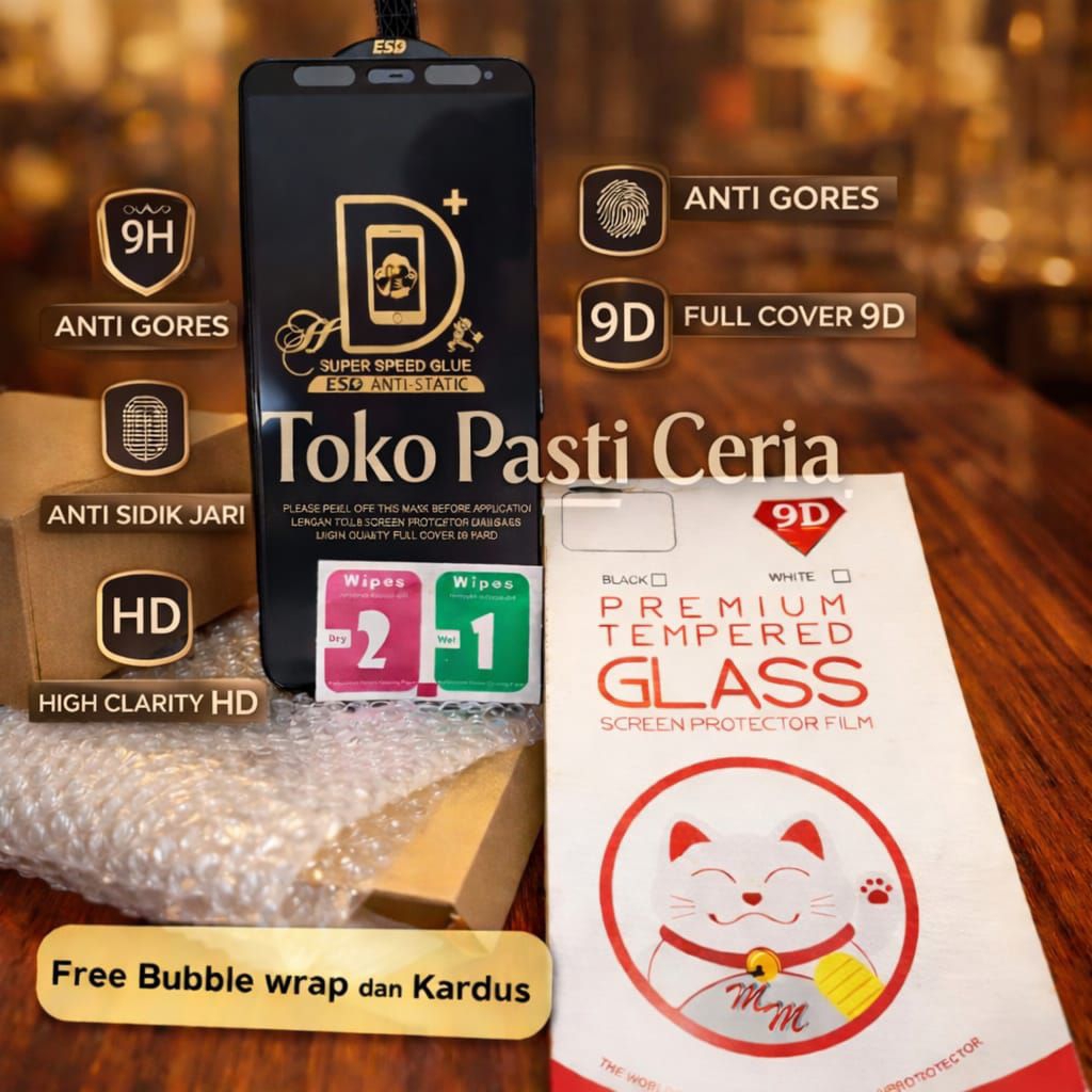 กระจกนิรภัย Clear full List สีดํา Premium Super Speed กาว Samsung A7 2018 A08+ A750 A605 A730 J4+ J4