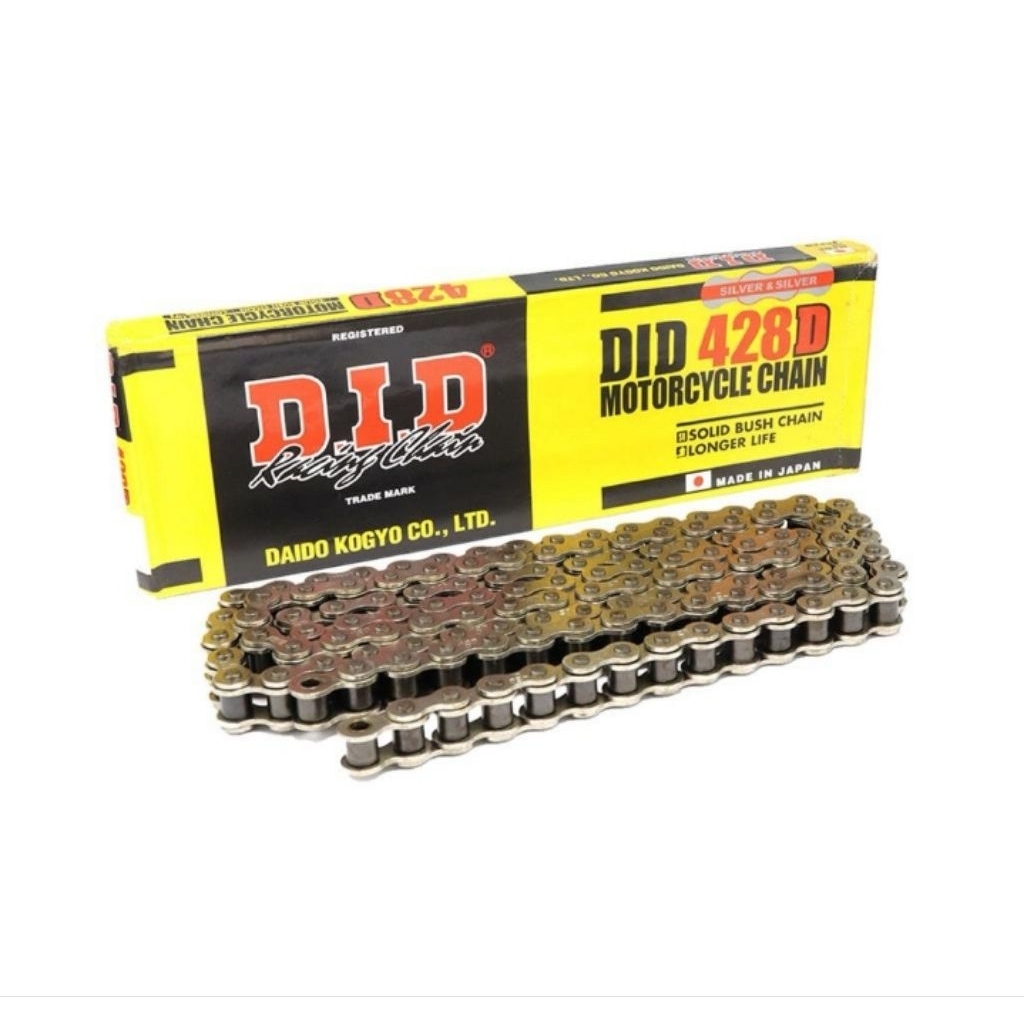 DID 428D X128 L Japan โซ่เงิน - โซ่ขับ DID 428D X 128L SILVER Japan