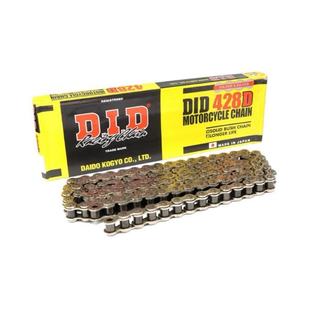 DID 428D X 112L โซ่เงินญี่ปุ่น - โซ่ขับ 428D x112L สีเงิน JAPAN