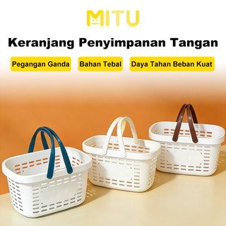 MITU Keranjang Plastik Penyimpanan Serbaguna Storage Hand
