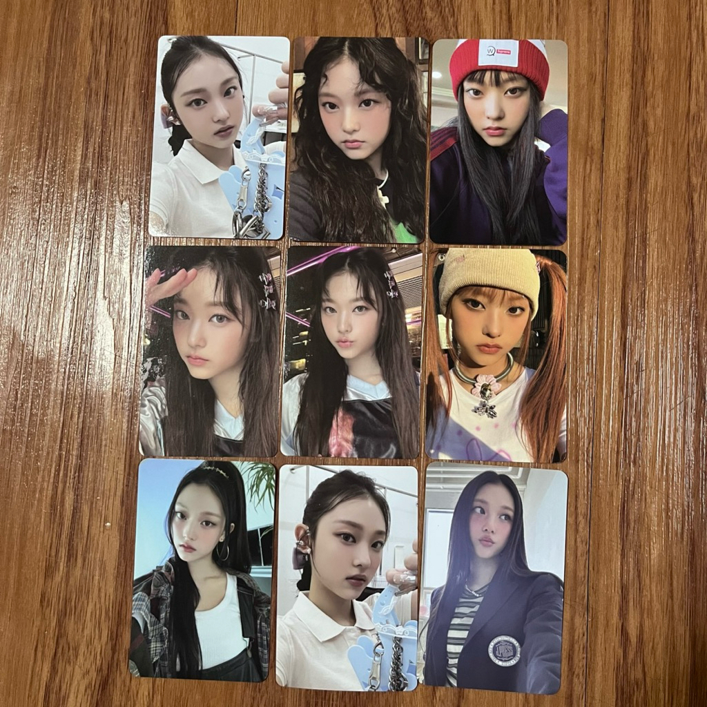 โฟโต้การ์ด HAERIN NEWJEANS GET UP WEVERSE VERSION MINJI HANNIELLE HAERIN HYEIN