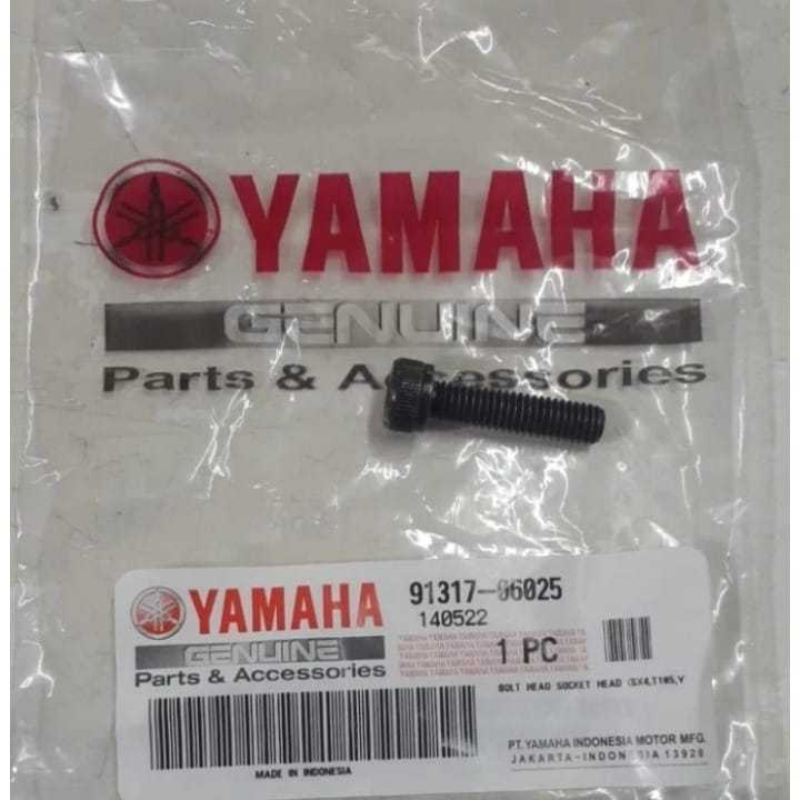 สลักเกลียว L กระจกมองหลังขวาสําหรับ Yamaha Mio, R15, R25 91317-06025