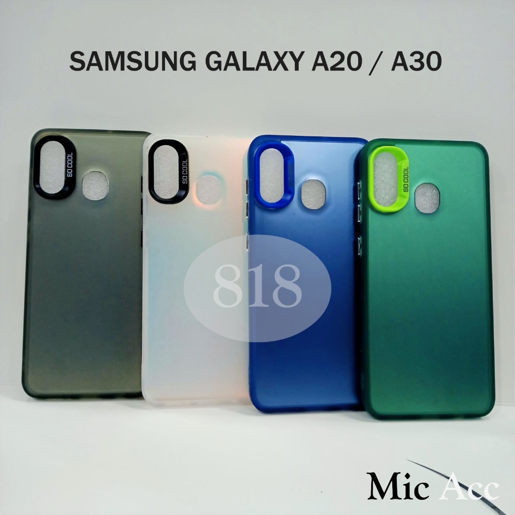 CASE INM HYBRID PLATE HOLOGRAM SAMSUNG GALAXY A20 / A30 SILICON MACAROON