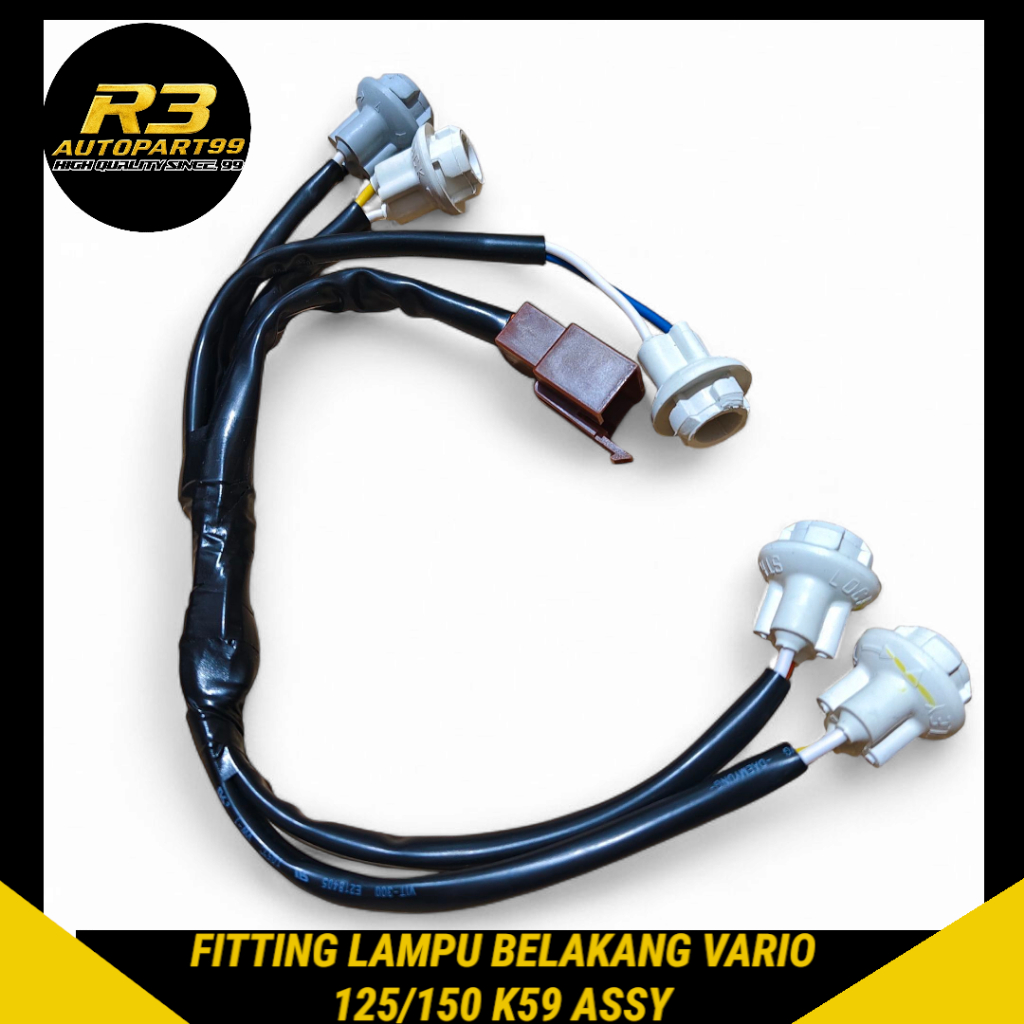 ซ็อกเก็ตสาย Fitting Stop Assy Vario 125 150 Led K59 สายไฟด้านหลังครบชุด Honda Vario K59 125 150 Led