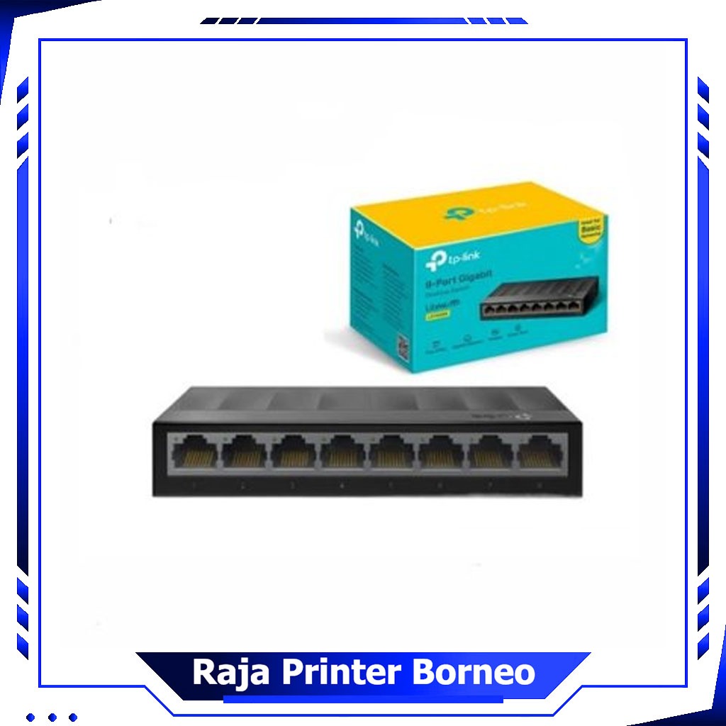 สวิตช์ TP-Link TL-LS1008G Gigabit RJ45 8 Port 10/100/1000Mbps TL LS1008G TLLS1008G สินค้าของแท้